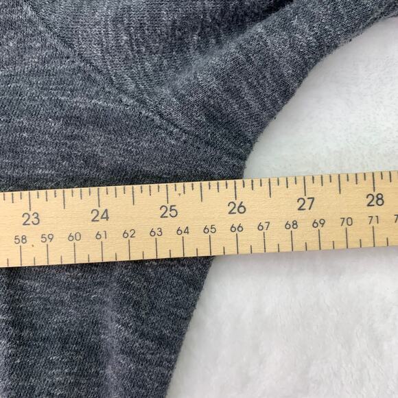 Rock & Republic Mens XL Gray Black Moto Sleeve Sweatshirt Hoodie Full Zip Jacket - Picture 7 of 8